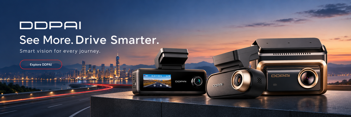 DDPAI Z60 Pro front and rear cameras