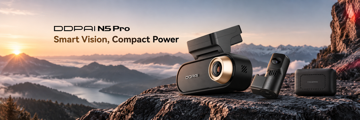 DDPAI Z60 Pro front and rear cameras